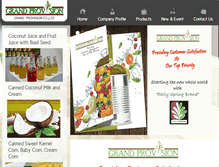 Tablet Screenshot of grandprovision.com